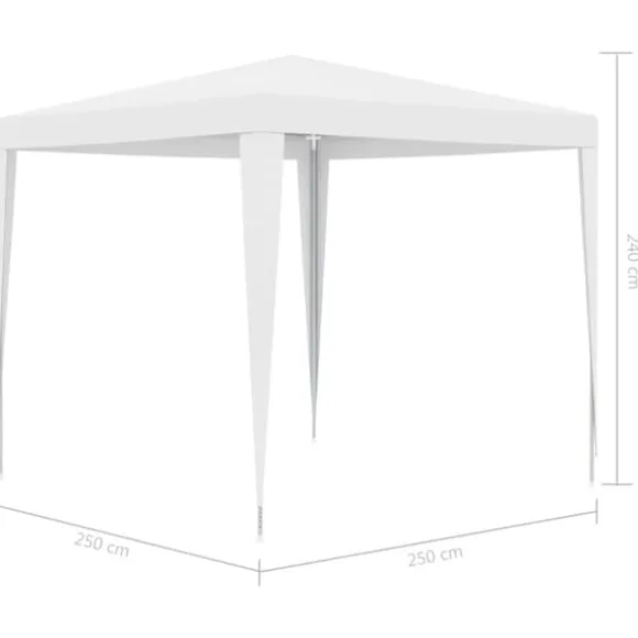 Festtelte & havepavilloner - Living festtelt 2,5x2,5 m hvid