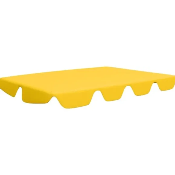 Festtelte & havepavilloner – tage - Living baldakin til havegynge 150/130x105/70 cm gul