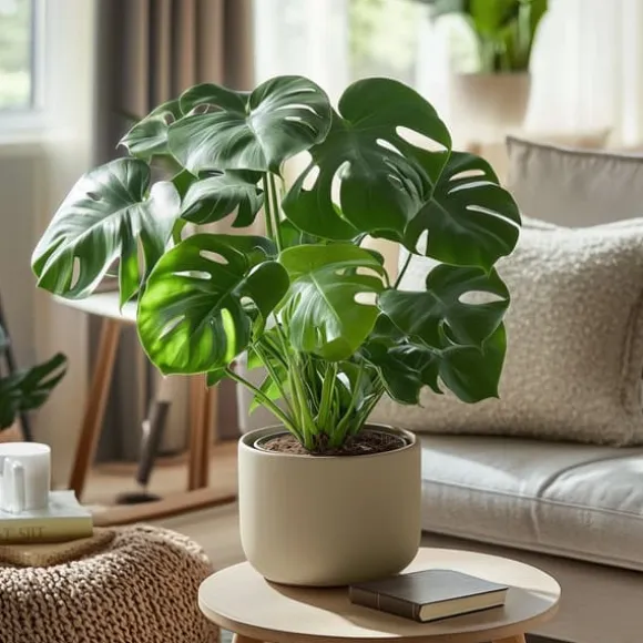 Fingerphilodendron - Monstera deliciosa - Højde 50-60cm - ⌀17cm