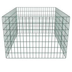 Firkantet kompostbeholder til haven - Robust og korrosionsbestandig | Størrelse: 100 x 100 x 70 cm
