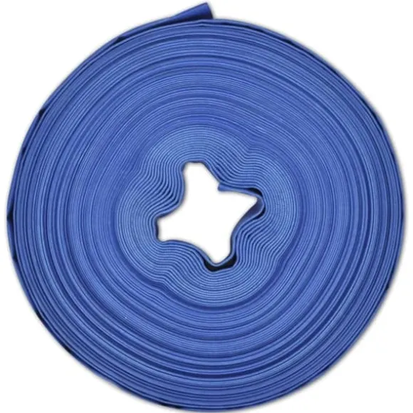 Flad slange 100 m 1" PVC - Fleksibel højtryksvandslange | Farve: Grøn | Størrelse: 100 m