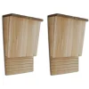 Fladdermusholkar 2-Pack - Vilsystem för Fladdermöss | Storlek: 22x12x34 cm