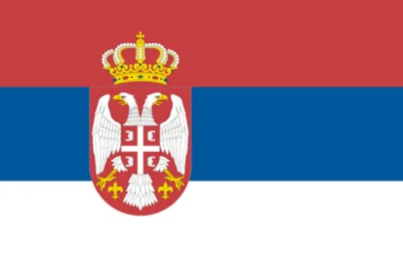 Flag - Serbien