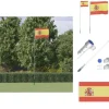 Flag & vimpler - Living Spanien flag og flagstang 5,55 m aluminium