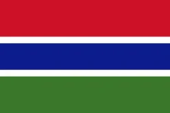 Flag fra Gambia