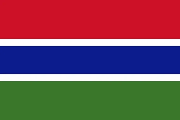Flag fra Gambia
