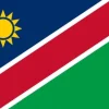 Flag fra Namibia