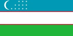 Flag fra Usbekistan