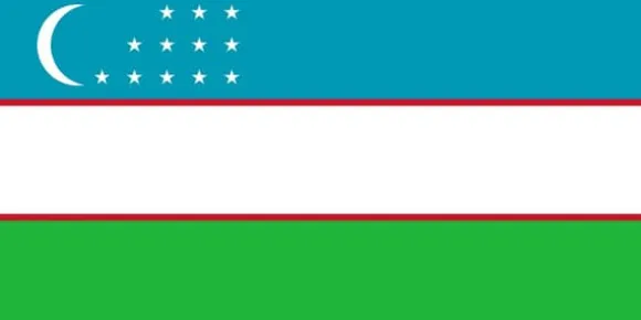 Flag fra Usbekistan