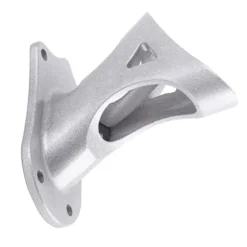 Flagstang af aluminiumslegering til væg eller tag - Rustsikker 1 tommer indvendig diameter, 2 positions flagholder (sølv)