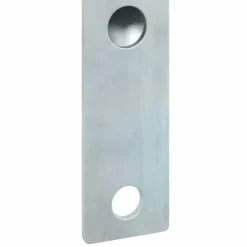 Flagstangholder i stål - Moderne og holdbar | Størrelse: 15x3 cm | Farve: Sølv