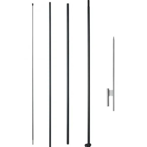 Flagstangssæt, Feather Swooper 440x58,5 cm, Udendørs, Aluminium