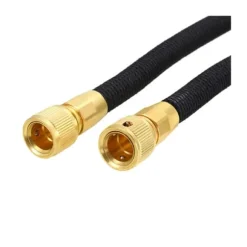 Fleksibel haveslange - 10-30 meter - med sprøjtepistol - sort