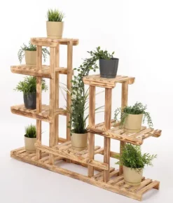 Flerniveau træblomsterkrukke RKB /95x116x25/ Naturlig brændt