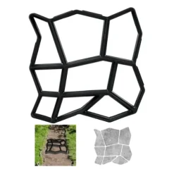 Fliseform, 3,5x35x35 cm, Sort