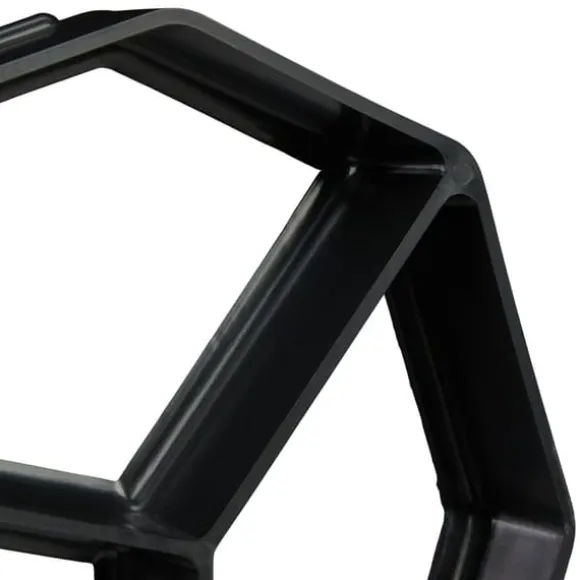 Fliseform, 3,5x35x35 cm, Sort