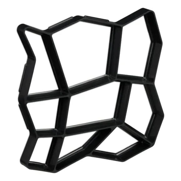 Fliseform, 3,5x35x35 cm, Sort
