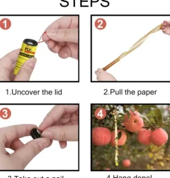 Fluefælde fluefanger fluepapirrulle 8 stk