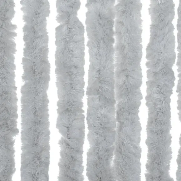 Flueforhæng i chenille - Dørgardin til insektbeskyttelse | Størrelse: 100x220 cm | Farve: Grå