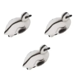 Flydende gule Ællingedamme Ornament Sæt til Have og Pool - 3 Realistiske plastænder - Perfekt til Vanddekoration - C Style - 12x6,5 cm