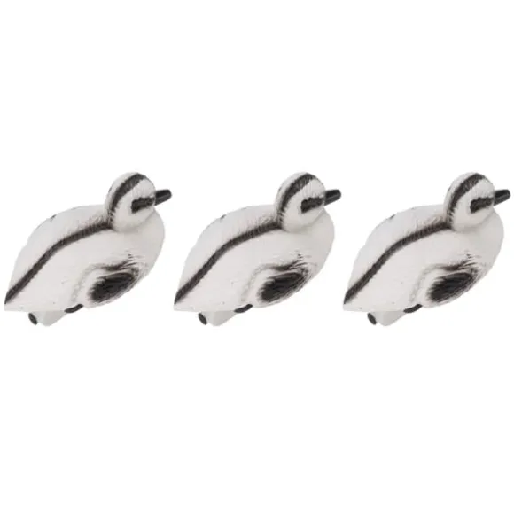 Flydende gule Ællingedamme Ornament Sæt til Have og Pool - 3 Realistiske plastænder - Perfekt til Vanddekoration - C Style - 12x6,5 cm