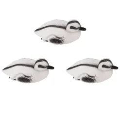 Flydende gule Ællingedamme Ornament Sæt til Have og Pool - 3 Realistiske plastænder - Perfekt til Vanddekoration - C Style - 12x6,5 cm