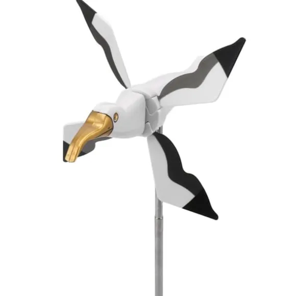 Flying Seagul Vindmølle Havesnurre Græsplænepynt Vindmølle Whirligig Asuka Serie Vindmølle til Udendørs Havedekorationer