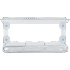 Foderautomater til vindue 2 stk. 30x12x15 cm akryl - Fuglehus - Fuglehuse - Home & Living