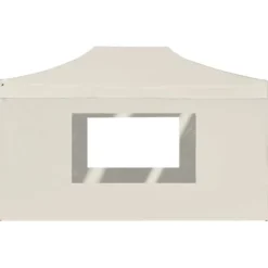 Foldbart festtelt med vægge - 4,5 x 3 m | Farve: Creme