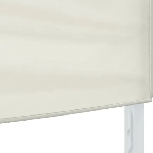 Foldbart festtelt 2x2 m - UV-resistent og vandafvisende | Farve: Creme