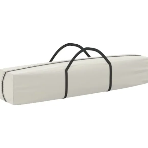 Foldbart festtelt 2x2 m - UV-resistent og vandafvisende | Farve: Creme
