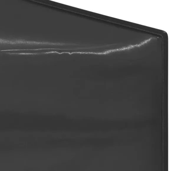 Foldbart festtelt 3x6 m - UV-resistent og vandafvisende | Farve: Antracitgrå
