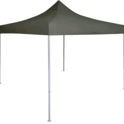 Foldbart festtelt 2x2 m - UV-bestanding & vandafvisende | Farve: Antracitgrå