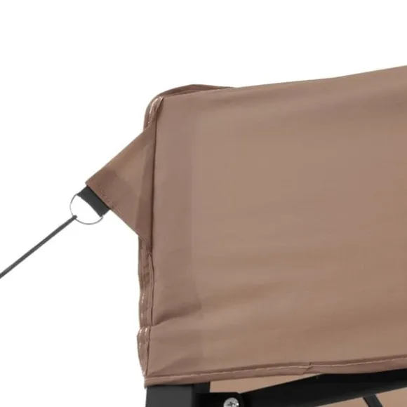 Foldbart pop op-festtelt - Ideelt til udendørs begivenheder | Farve: Brun | Størrelse: 410x279x315 cm