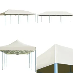 Foldbart pop op-festtelt 3x9 m cremefarvet - Festtelt - Festtelte - Home & Living