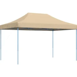 Foldbart pop up-festtelt 440x292x315 cm | Farve: Beige
