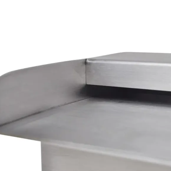 Fontæner - Rektangulær vandfaldsfontæne til pool rustfrit stål 30 cm