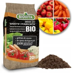 FÆRDIGLAVERET BIOJORD TIL GRØNTSAGER OG TOMATER BIOVITA 20L
