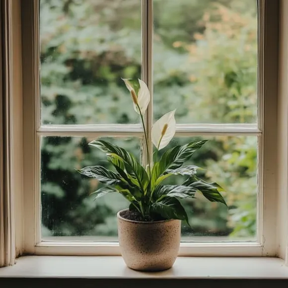 Fredslilje - Sæt med 6 - Spathiphyllum 'Torelli' - Højde 30-45cm - ⌀12cm