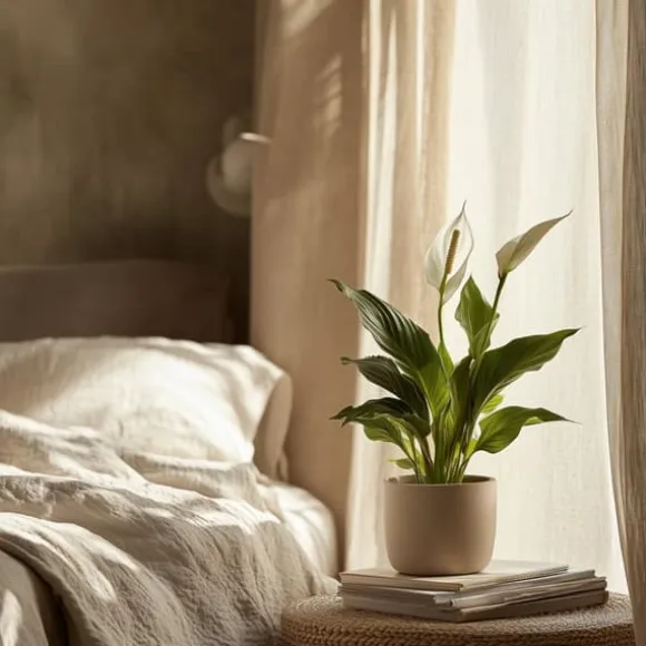Fredslilje - Sæt med 6 - Spathiphyllum 'Torelli' - Højde 30-45cm - ⌀12cm