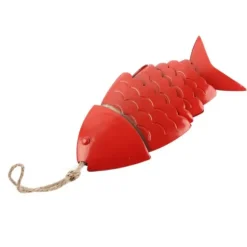Färgglada Koi Fish Wind Chimes Metallhantverk Utomhus takfot Hängande dekorationer Fish Wind Chime