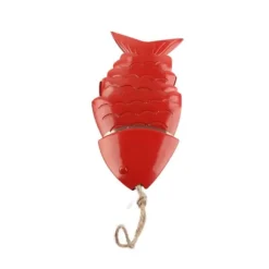 Färgglada Koi Fish Wind Chimes Metallhantverk Utomhus takfot Hängande dekorationer Fish Wind Chime
