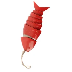 Färgglada Koi Fish Wind Chimes Metallhantverk Utomhus takfot Hängande dekorationer Fish Wind Chime