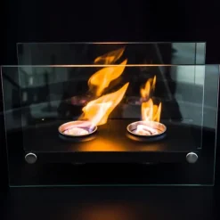 Fritstående biopejs Fiamma Ardente til hjemmet, haveterrassen, økoglas