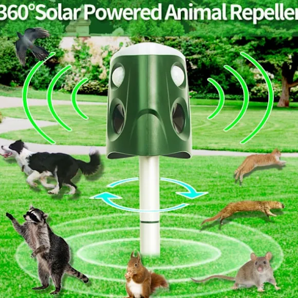 Fugleafvisende højttaler - 360°