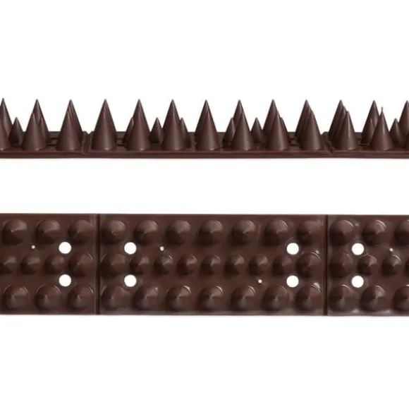 Fugleafvisende pigge, 2x49x4 cm, Brun