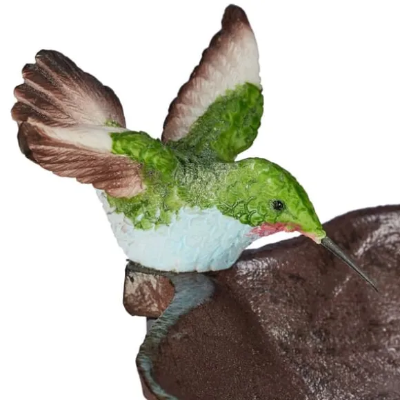 Fuglebad, 100x18.5x13 cm, Brun