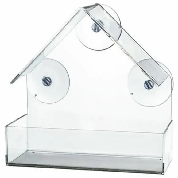 Fuglefoderautomat Trixie Gennemsigtig 225 ml 15 × 15 × 6 CM
