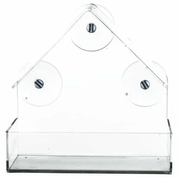 Fuglefoderautomat Trixie Gennemsigtig 225 ml 15 × 15 × 6 CM