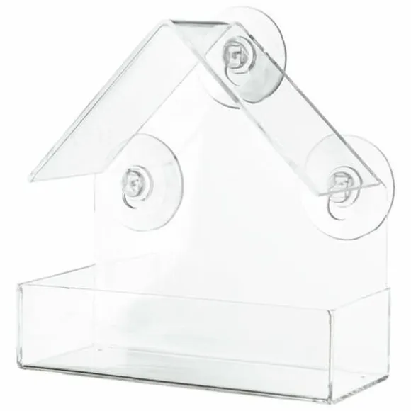 Fuglefoderautomat Trixie Gennemsigtig 225 ml 15 × 15 × 6 CM